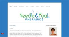 Desktop Screenshot of needleandfoot.com